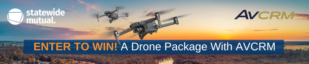 ENTER TO WIN! A Drone Package With AVCRM 2025 word press banner
